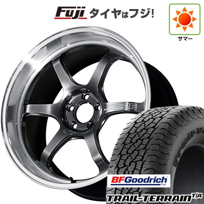 【新品国産車用5穴100】 | 夏タイヤ ホイール4本セット | 225/55R18 | トレールテレーンT/A RBL | ADVAN Racing R6 18インチ