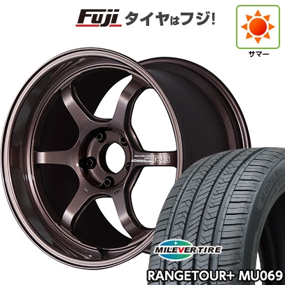 【新品国産車用5穴100】 | 夏タイア 車輪4本仕掛ける | 225/55R18 | ミ生き胆 MU069 | ADVAN Racing R6 18in タイヤ、ホイール-夏タイヤ、ホイールセット