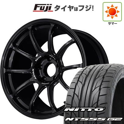 【パンク保証付き】【新品国産車用 5穴114.3車】 夏タイヤ ホイール4本セット 215/40R18 ニットー NT555 G2 ヨコハマ アドバンレーシング RZ-F2 18インチ