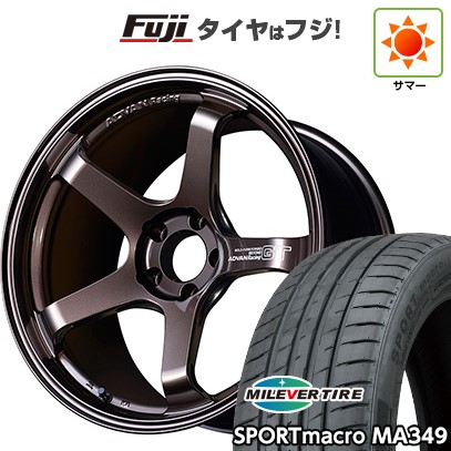 新品国産車用 5穴114.3車 夏タイア 銀輪4本仕かける 235/35R19 ミ生き胆 運動競技マクロ命令 MA349（押さえる） ヨコハマ アドバンレーシング GT ビヨンド 19in