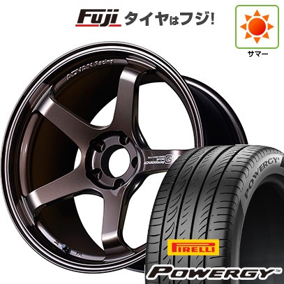 PIRELLI - 【新品国産車用 5穴114.3車】 夏タイア 車輪4本仕掛ける 245/40R19 ピレリ パワジー ヨコハマ アドバンレーシング GT ビヨンド 19in 夏タイヤ、ホイールセット-車、バイク、自転車
