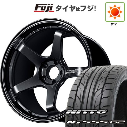 【パンク保証付き】【新品国産車用 5穴114.3車】 夏タイヤ ホイール4本セット 245/40R19 ニットー NT555 G2 ヨコハマ アドバンレーシング GT ビヨンド 19インチ