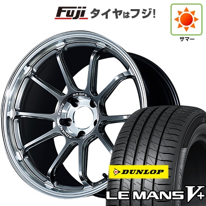 【新品国産車用5穴114.3】 | 夏タイヤ ホイール4本セット | 225/35R19 | ダンロップ ルマン V+ | アドバンレーシング RZ-DF2 | 19インチ