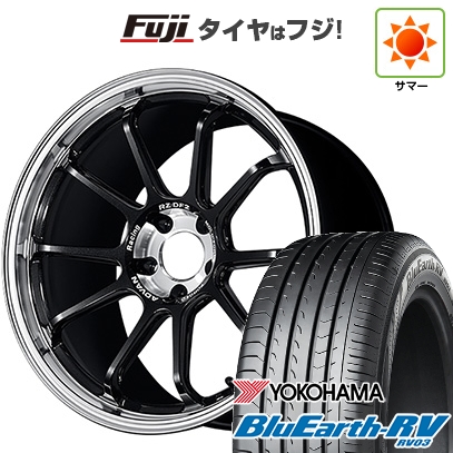 パンク保証付き 新品国産車用5穴100 | 夏タイヤ ホイール4本セット | 225/40R19 | ブルーアース RV-03 | ADVAN Racing RZ-DF2 19インチ