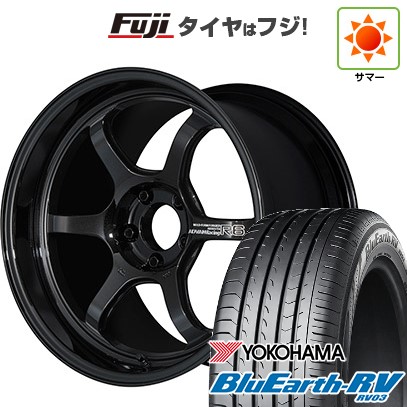 【パンク保証付き】【新品国産車用 5穴114.3車】 夏タイヤ ホイール4本セット 245/40R20 ヨコハマ ブルーアース RV-03 ヨコハマ アドバンレーシング R6 20インチ