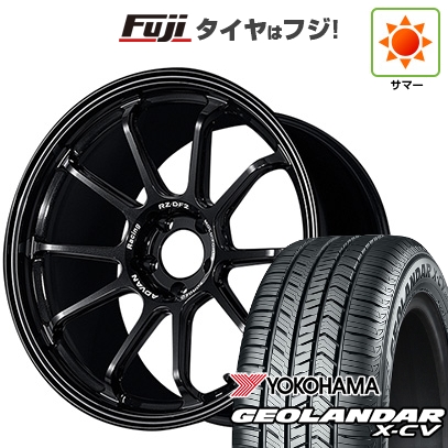 【新品国産車用5穴114.3】 | 夏タイヤ ホイール4本セット | 225/45R19 | ジオランダー X-CV G057 | ADVAN Racing RZ-DF2 19インチ