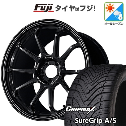 新品国産車用 5穴114.3車 オールシーズンタイヤ ホイール4本セット 245/40R20 GRIPMAX シュアグリップA/S ヨコハマ アドバンレーシング RZ-DF2 20インチ