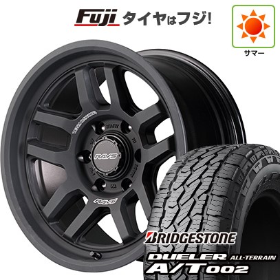 【新品】プラド/ハイラックス 夏タイヤ ホイール4本セット 265/65R17 ブリヂストン デューラー A/T002 OWL/RBL RAYS レイズ デイトナ D325 17インチ