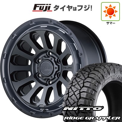 【パンク保証付き】新品国産車用 6穴139.7車 夏タイヤ ホイール4本セット 285/70R17 ニットー リッジグラップラー エムテクノ M.T.S.JAPAN X CROSS TW 17インチ