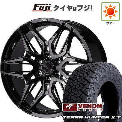 新品 ランクル300 夏タイア 銀輪4本仕かける 285/55R20 ヴェノムパワー テラ猟り人X/T BSW(押さえる)SSR ディバイド LG-F 9J 20in