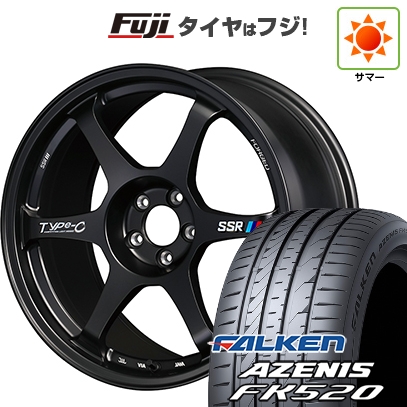 【新品国産車用5穴114.3】 | 夏タイヤ ホイール4本セット | 225/45R18 | ファルケン アゼニス FK520L | SSR Type-c FORGED | 8J 18インチ