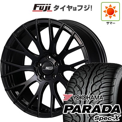 【新品国産車用 5穴114.3車】 夏タイヤ ホイール4本セット 235/55R20 ヨコハマ PARADA Spec-X SSR ライナー M10モノブロック 20インチ