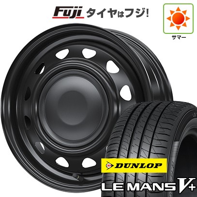 BluEarth - 新品 軽自動車 N-BOX タント スペーシア 夏タイア 車輪4本仕掛ける 155/65R14 DUNLOP ルマン V+(ファイブつけ加える) WEDS スチール写真箔 ネオキャロ 14in タイヤ、ホイール-車、バイク、自転車-夏タイヤ、ホイールセット