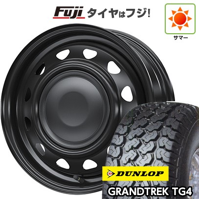 【新品 軽自動車】軽トラ 夏タイヤ ホイール4本セット 165R14 6PR グラントレック TG4 WEDS ウェッズ スチールホイル ネオキャロ 14インチ