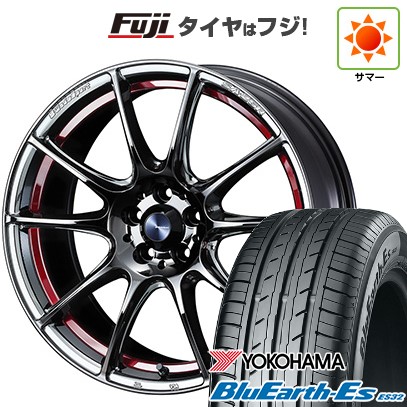 【新品国産車用 5穴114.3車】 夏タイヤ ホイール4本セット 215/45R18 ヨコハマ ブルーアース ES32 WEDS ウェッズスポーツ SA-25R 18インチ