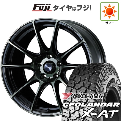 GEOLANDAR - 【新品国産車用5穴114.3】 | 夏タイア 車輪4本仕掛ける | 235/60R18 | ヨコハマ ジオランダー X-AT G016 OWL | WEDS ウェッズ運動競技 SA-25R | 8J 18in 車、バイク、自転車-タイヤ、ホイール-夏タイヤ、ホイールセット