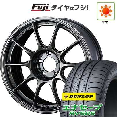 【新品国産車用5穴114.3】 | 夏タイヤ ホイール4本セット | 215/60R17 | ダンロップ エナセーブ RV505 | WEDS ウェッズスポーツ TC-105X | 7.5J 17インチ