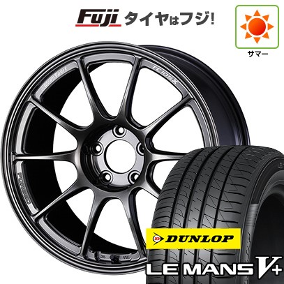 【新品国産車用 5穴100車】 夏タイヤ ホイール4本セット 205/50R17 ダンロップ ルマン V+(ファイブプラス) WEDS ウェッズスポーツ TC-105X フォージド 17インチ