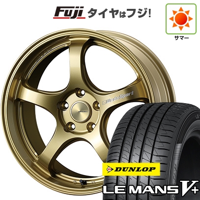 【新品国産車用 5穴114.3車】 夏タイヤ ホイール4本セット 225/45R18 ダンロップ ルマン V+(ファイブプラス) WEDS ウェッズスポーツ RN-05M 18インチ