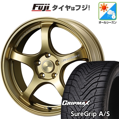 BluEarth - 【新品国産車用 5穴114.3車】 オール時期タイア 車輪4本仕掛ける 215/45R18 GRIP MAX シュアグリップ オール時期(押さえる) WEDS運動競技 RN-05M 18in オールシーズンタイヤ、ホイールセット-車、バイク、自転車-タイヤ、ホイール