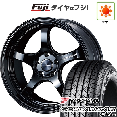【新品国産車用5穴114.3】 | 夏タイヤ ホイール4本セット | 225/55R18 | ヨコハマ ジオランダー CV G058 | WEDS ウェッズスポーツ RN-05M | 8J 18インチ