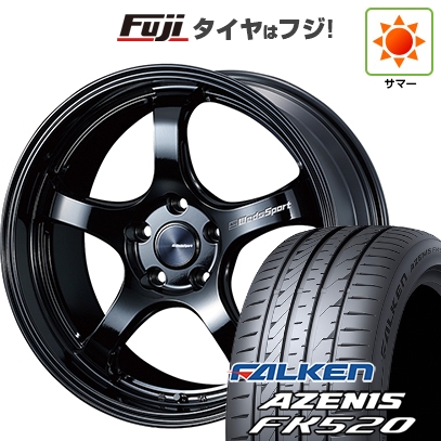 【新品国産車用5穴114.3】 | 夏タイヤ ホイール4本セット | 225/55R18 | ファルケン アゼニス FK520L | WEDS ウェッズスポーツ RN-05M | 8J 18インチ