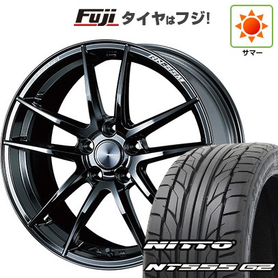 【パンク保証付き】【新品国産車用 5穴114.3車】 夏タイヤ ホイール4本セット 215/35R19 ニットー NT555 G2 WEDS ウェッズスポーツ RN-55M 19インチ