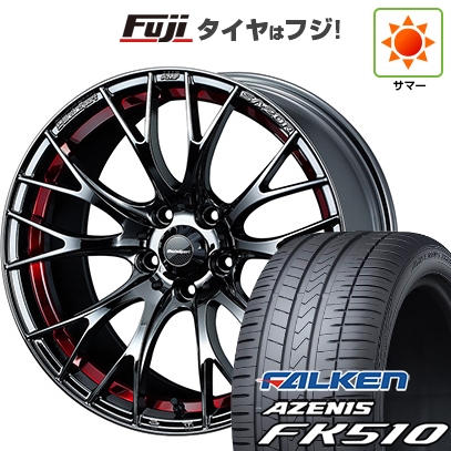 【新品国産車用 5穴114.3車】 夏タイヤ ホイール4本セット 235/60R18 ファルケン アゼニス FK510 SUV WEDS ウェッズスポーツ SA-20R 18インチ