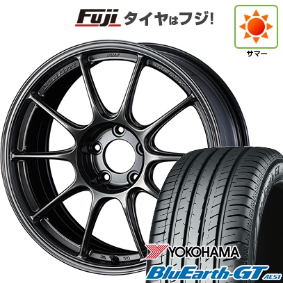 【新品国産車用5穴114.3】 | 夏タイヤ ホイール4本セット | 225/40R18 | ヨコハマ ブルーアース GT AE51 | WEDS ウェッズスポーツ TC-105X | 8.5J 18インチ