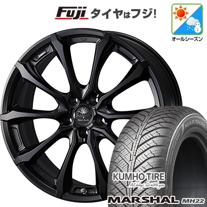 【新品国産車用4穴100】 | オールシーズンタイヤ ホイール4本セット | 205/45R17 | マーシャル MH22(限定) | クレンツェ ヴェルサム 030EVO 17インチ