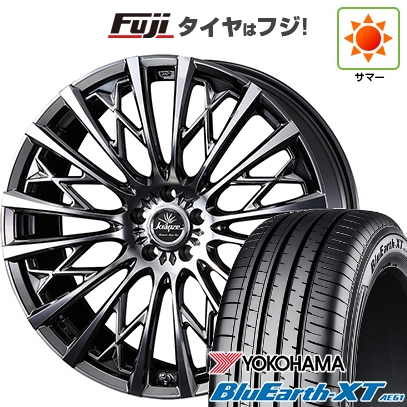 【新品国産車用 5穴114.3車】 夏タイヤ ホイール4本セット 225/50R18 ヨコハマ ブルーアース XT AE61 WEDS ウェッズ クレンツェ シュリット 855EVO 18インチ