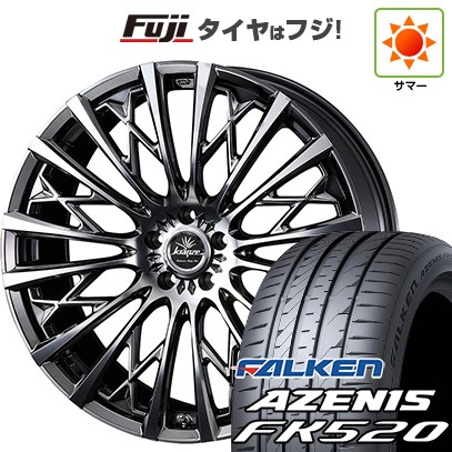 【新品】40系アルファード/ヴェルファイア用 夏タイヤ ホイール4本セット 245/45R20 ファルケン アゼニス FK520L WEDS クレンツェ シュリット 855EVO 20インチ