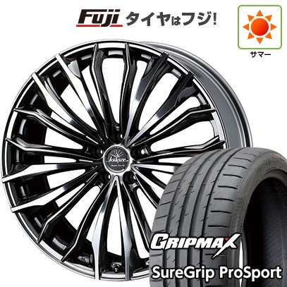 新品国産車用 5穴114.3車 夏タイヤ ホイール4本セット 245/40R20 GRIPMAX シュアグリップ PRO SPORT BSW（限定） WEDS クレンツェ フェルゼン 358EVO 20インチ