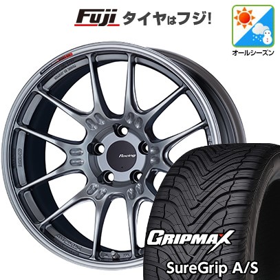 【新品国産車用 5穴100車】 オールシーズンタイヤ ホイール4本セット 225/40R18 GRIP MAX シュアグリップ オールシーズン(限定) ENKEI エンケイ GTC02 18インチ