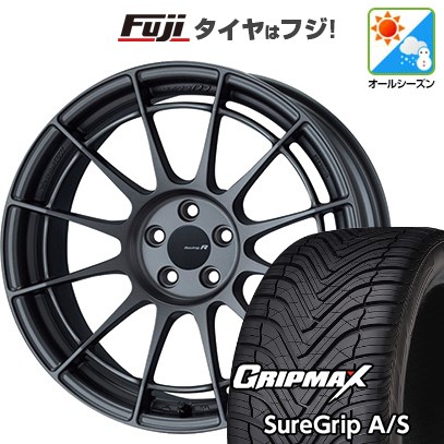 新品国産車用 5穴100車 オールシーズンタイヤ ホイール4本セット 225/40R18 GRIP MAX シュアグリップ オールシーズン(限定) ENKEI エンケイ NT03 RR 18インチ