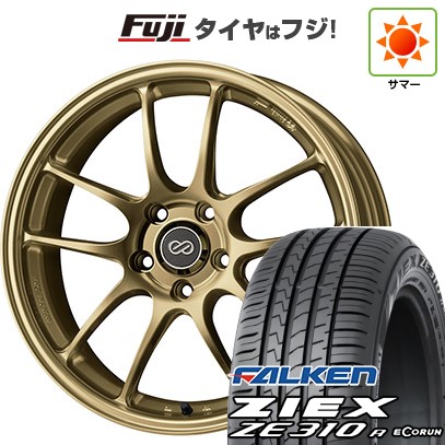 ZIEX 【新品国産5穴114.3車】 夏タイヤ ホイール4本セット 215