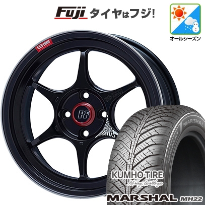 KUMHO - 【新品国産車用5穴114.3】 | オール時期タイア 車輪4本仕掛ける | 225/65R17 | マーシャル MH22(押さえる) | ENKEI PerformanceLine PF06 17in オールシーズンタイヤ、ホイールセット-タイヤ、ホイール-自動車
