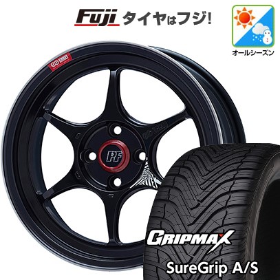 【新品国産車用 5穴100車】 オールシーズンタイヤ ホイール4本セット 225/40R18 GRIP MAX シュアグリップ オールシーズン(限定) ENKEI エンケイ PF06 18インチ