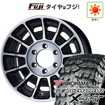 【新品国産車用 6穴139.7車】 夏タイヤ ホイール4本セット 35X12.5R17 ヨコハマ ジオランダー X-MT G005 ENKEI エンケイ オールロード バハ 17インチ