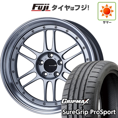 グリップマックス - 新品国産車用5穴114.3 | 夏タイア 銀輪4本仕かける | 225/40R19 | シュアグリップ PRO SPORT BSW | ENKEI エンケイ Racing Revolution RM-F1 | 9J 19in