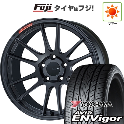 PIRELLI - 【新品国産車用 5穴100車】 夏タイア 銀輪4本仕かける 225/55R18 ヨコハマ エイビッド エンビガーS321 ENKEI エンケイ GTC01 RR 18in