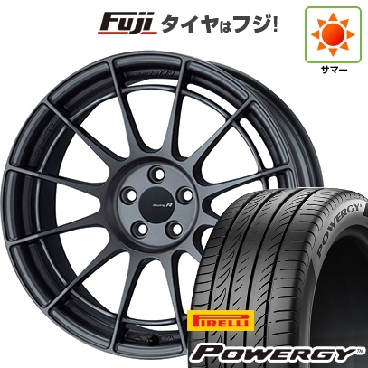 【新品国産車用5穴114.3】 | 夏タイヤ ホイール4本セット | 225/40R18 | ピレリ パワジー | ENKEI エンケイ Racing Revolution NT03 RR | 9J 18インチ