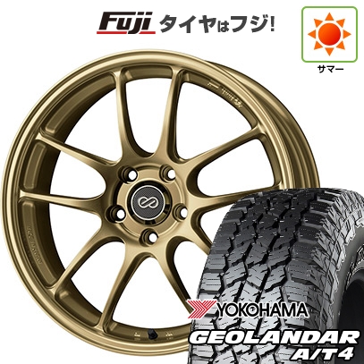 【新品国産車用5穴114.3】 | 夏タイヤ ホイール4本セット | 225/55R18 | ジオランダー A/T4 G018 RBL | ENKEI PF01 18インチ