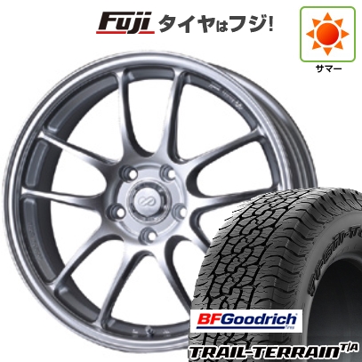 【新品国産車用 5穴114.3車】 夏タイヤ ホイール4本セット 235/60R18 BFグッドリッチ トレールテレーンT/A ORBL ENKEI エンケイ PF01 18インチ