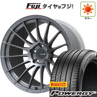 【新品国産車用5穴114.3】 | 夏タイヤ ホイール4本セット | 225/40R18 | ピレリ パワジー | ENKEI エンケイ Racing Revolution RS-05RR | 9J 18インチ