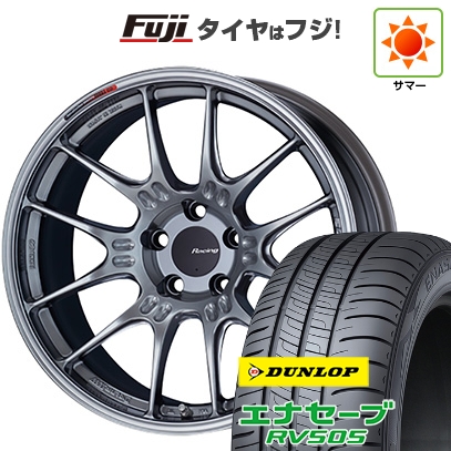 【新品国産車用5穴114.3】 | 夏タイヤ ホイール4本セット | 245/45R19 | ダンロップ エナセーブ RV505 | ENKEI エンケイ Racing GTC02 | 19インチ