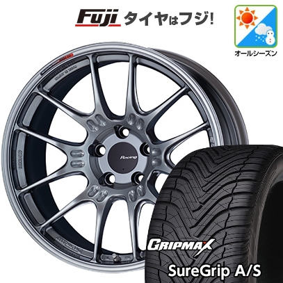 【新品国産車用5穴100】 | オールシーズンタイヤ ホイール4本セット | 225/40R19 | グリップマックス Sure Grip AS | ENKEI Racing GTC02 19インチ