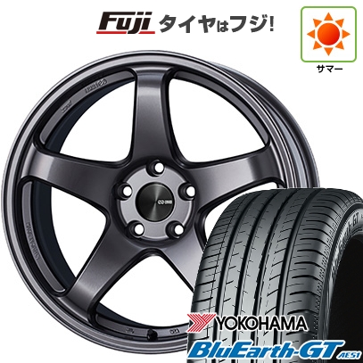 【新品国産車用5穴114.3】 | 夏タイヤ ホイール4本セット | 225/45R19 | ヨコハマ ブルーアース GT AE51 | ENKEI エンケイ PerformanceLine PF05 | 19インチ