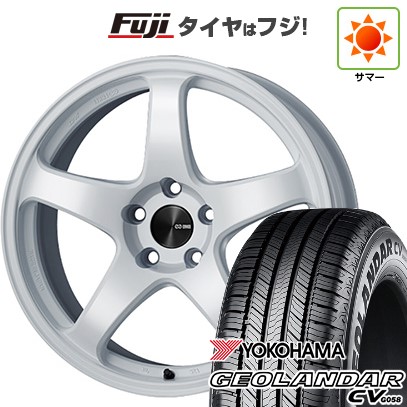 【新品国産車用 5穴114.3車】 夏タイヤ ホイール4本セット 225/55R19 ヨコハマ ジオランダー CV G058 ENKEI エンケイ PF05 19インチ