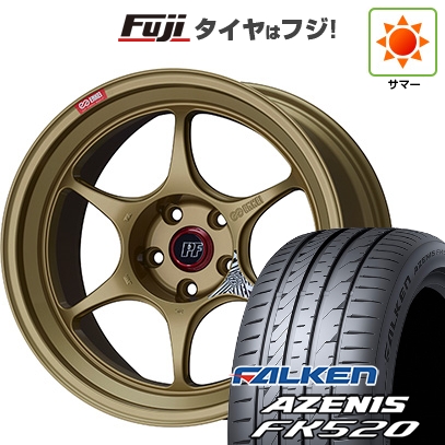 AZENIS - 【新品国産車用5穴114.3】 | 夏タイア 車輪4本仕掛ける | 225/40R18 | アゼニス FK520L | ENKEI PF06 ゴールド 18in 自動車-車、バイク、自転車-夏タイヤ、ホイールセット